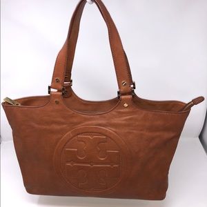 Tory Burch Brown leather Bombe shoulder bag